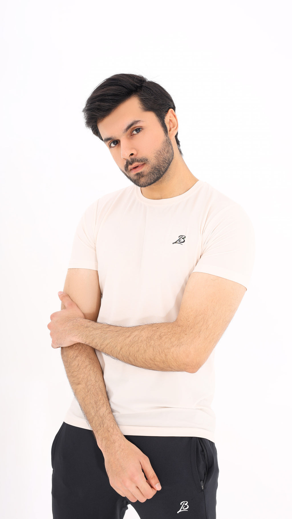 Jaquard Mesh  Off-White Shirt G17