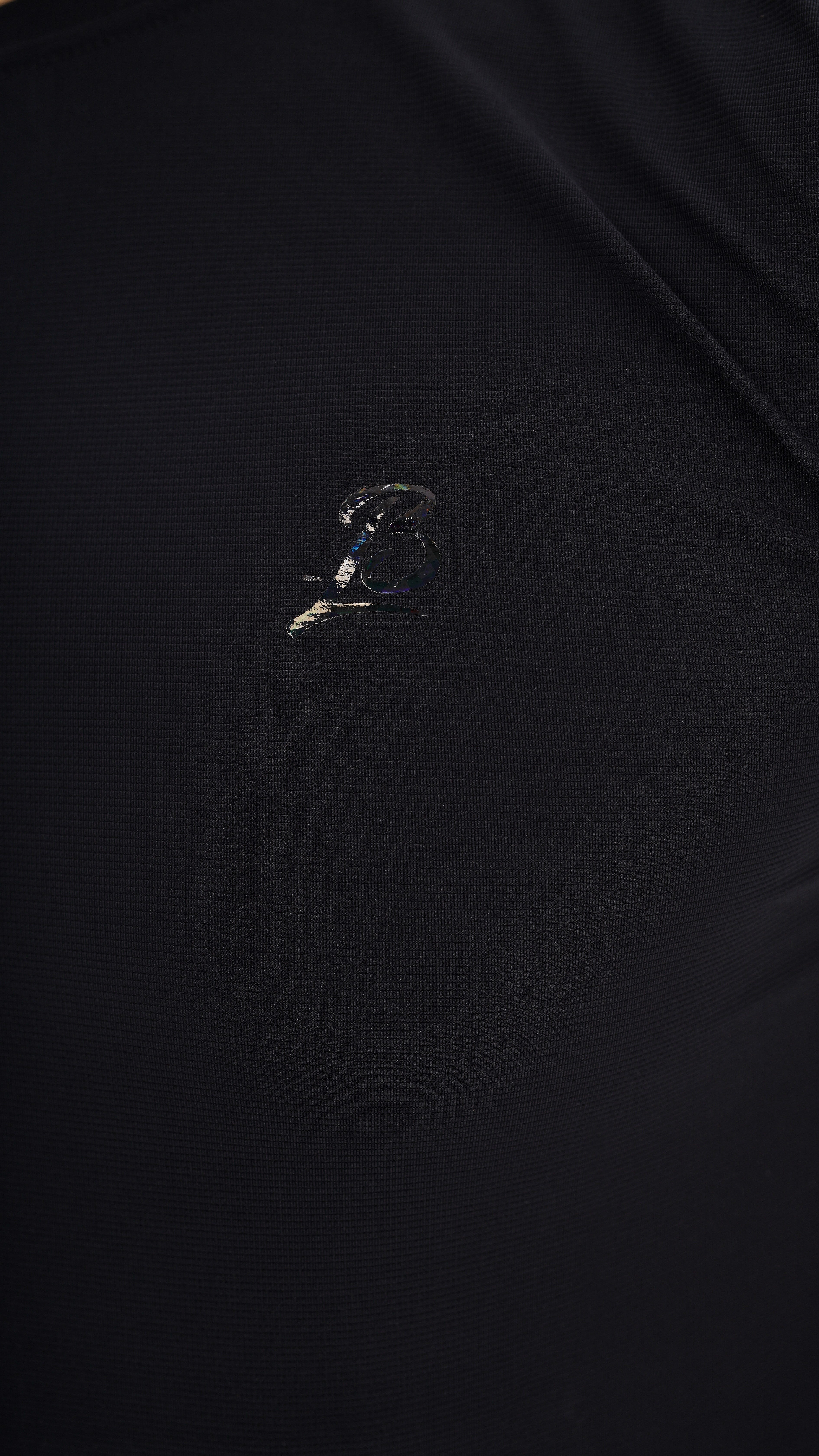 Jaquard Mesh Black Shirt G16