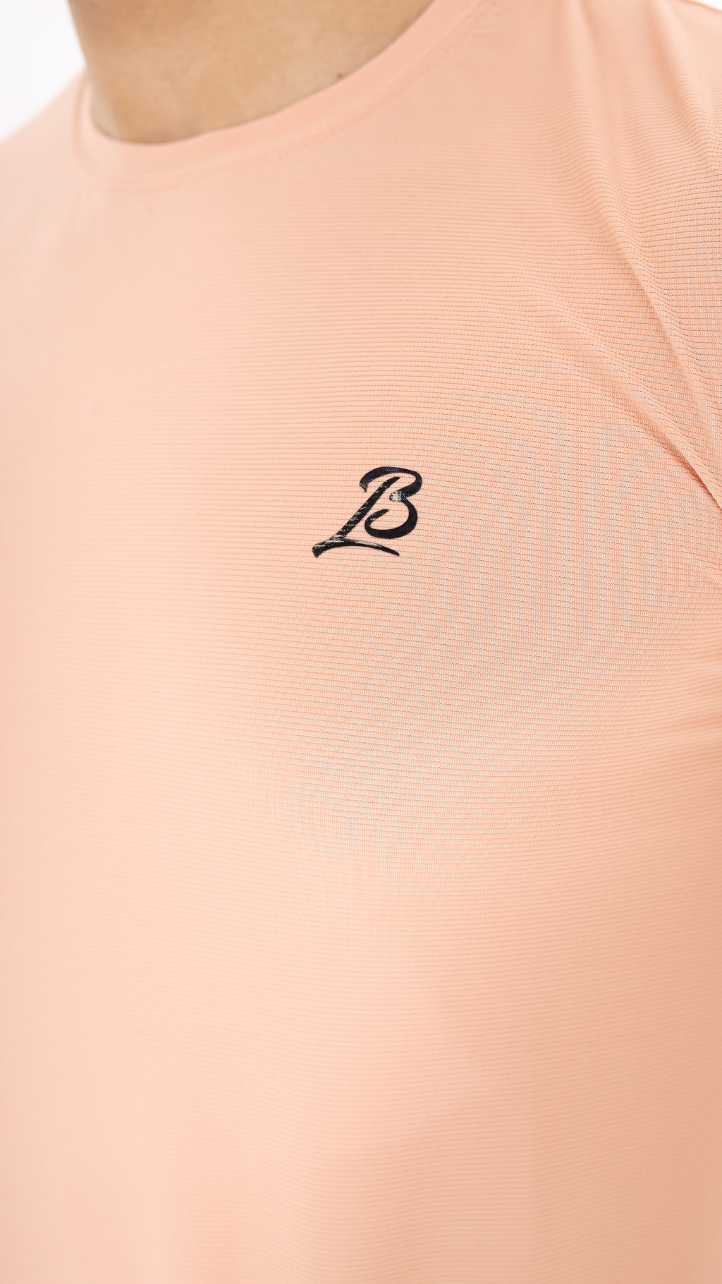 Jaquard Mesh Peach Shirt G15