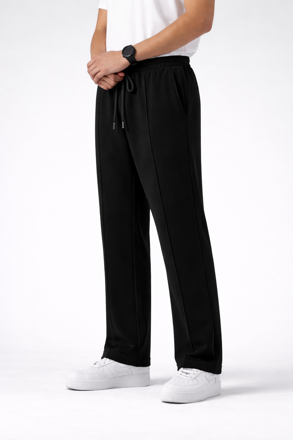 Men’s Relaxed Fit Trouser – Black D1