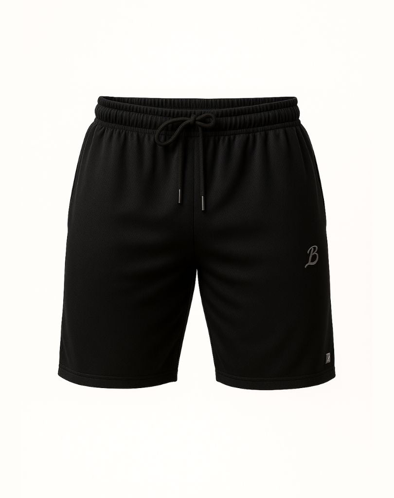 Black Mesh Training Shorts H2