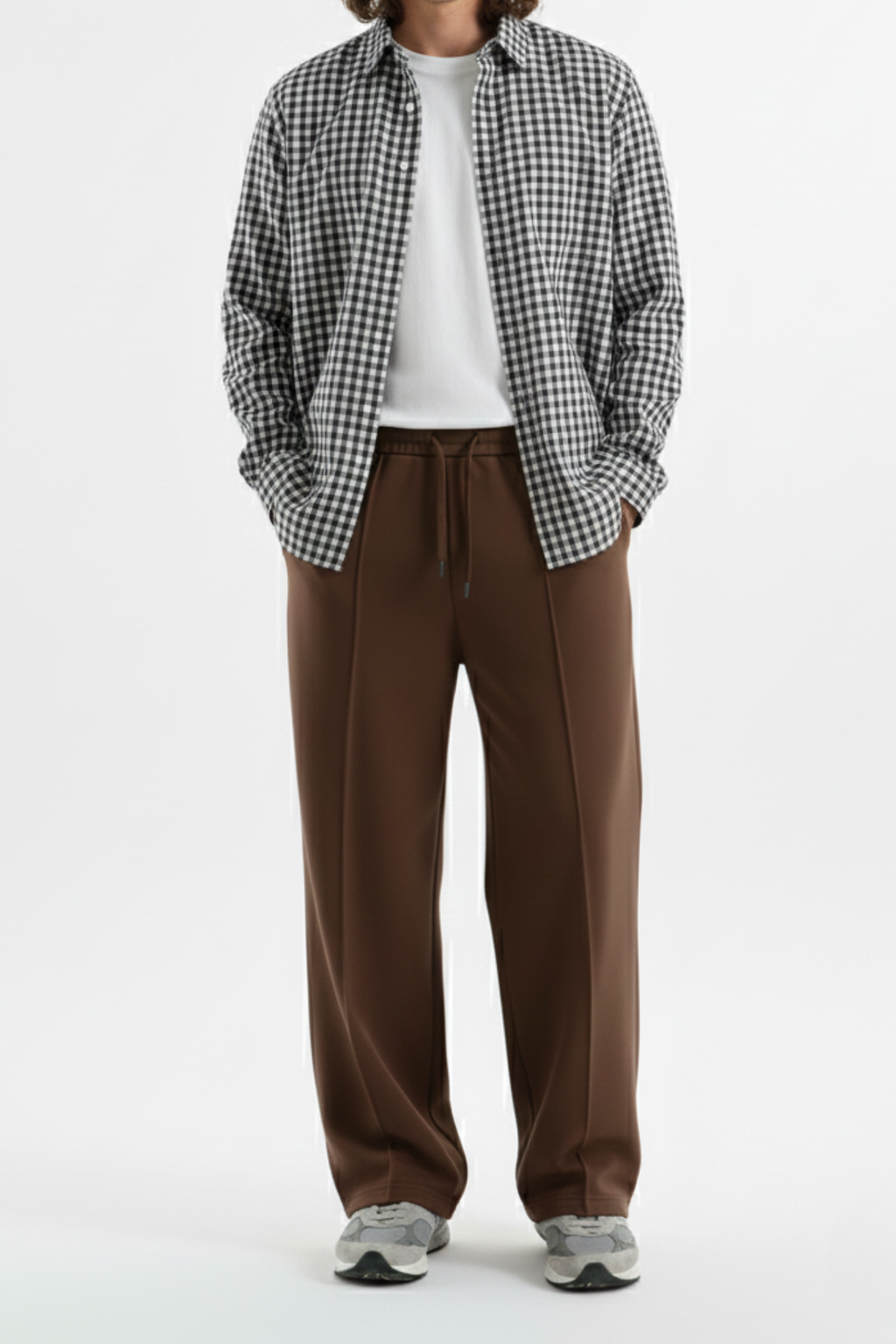 Men’s Relaxed Fit Trouser – Chocolate Brown D4