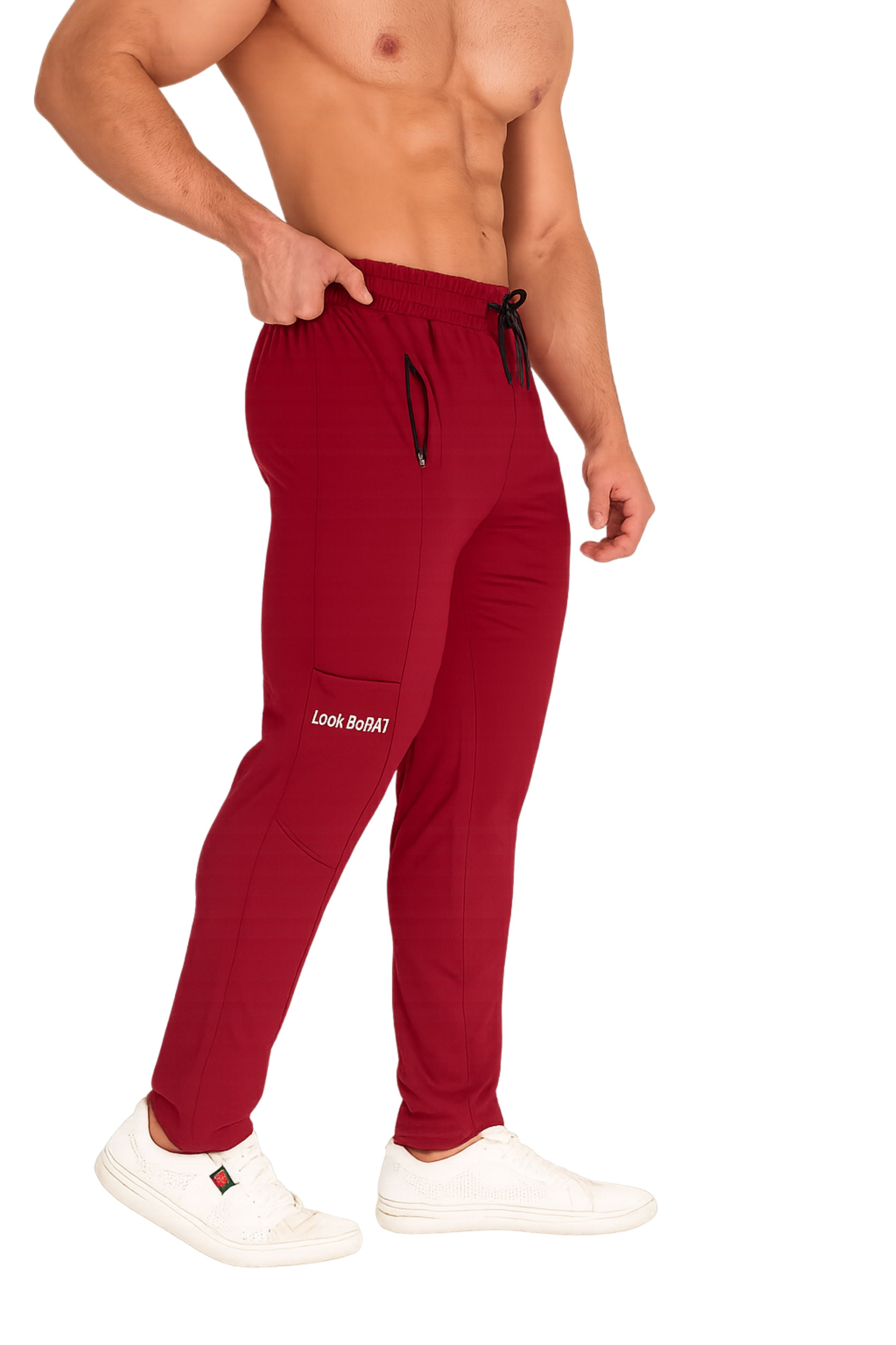 Slim Fit Maroon Trouser F6