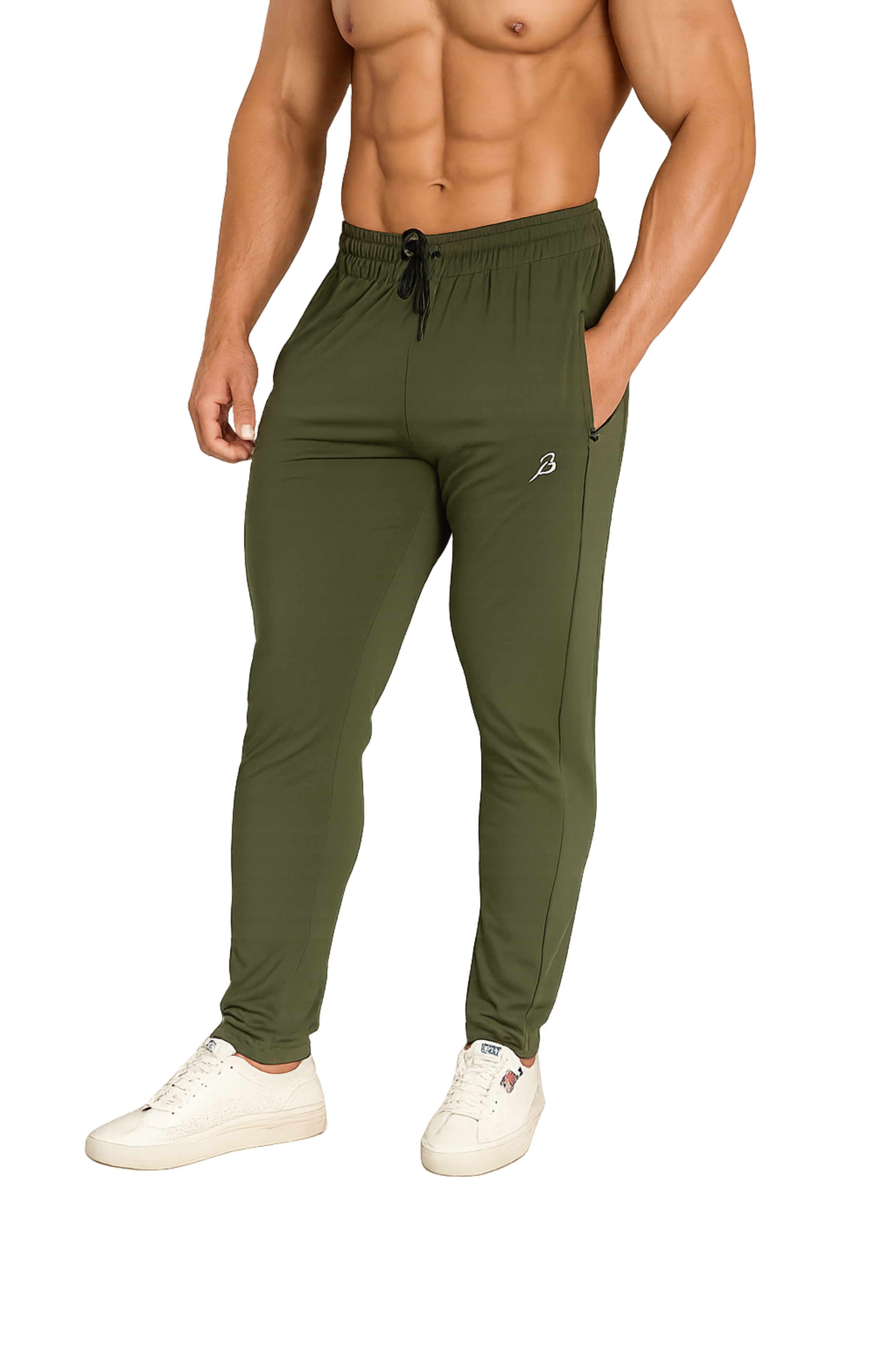 Slim Fit Olive Green Trouser F5