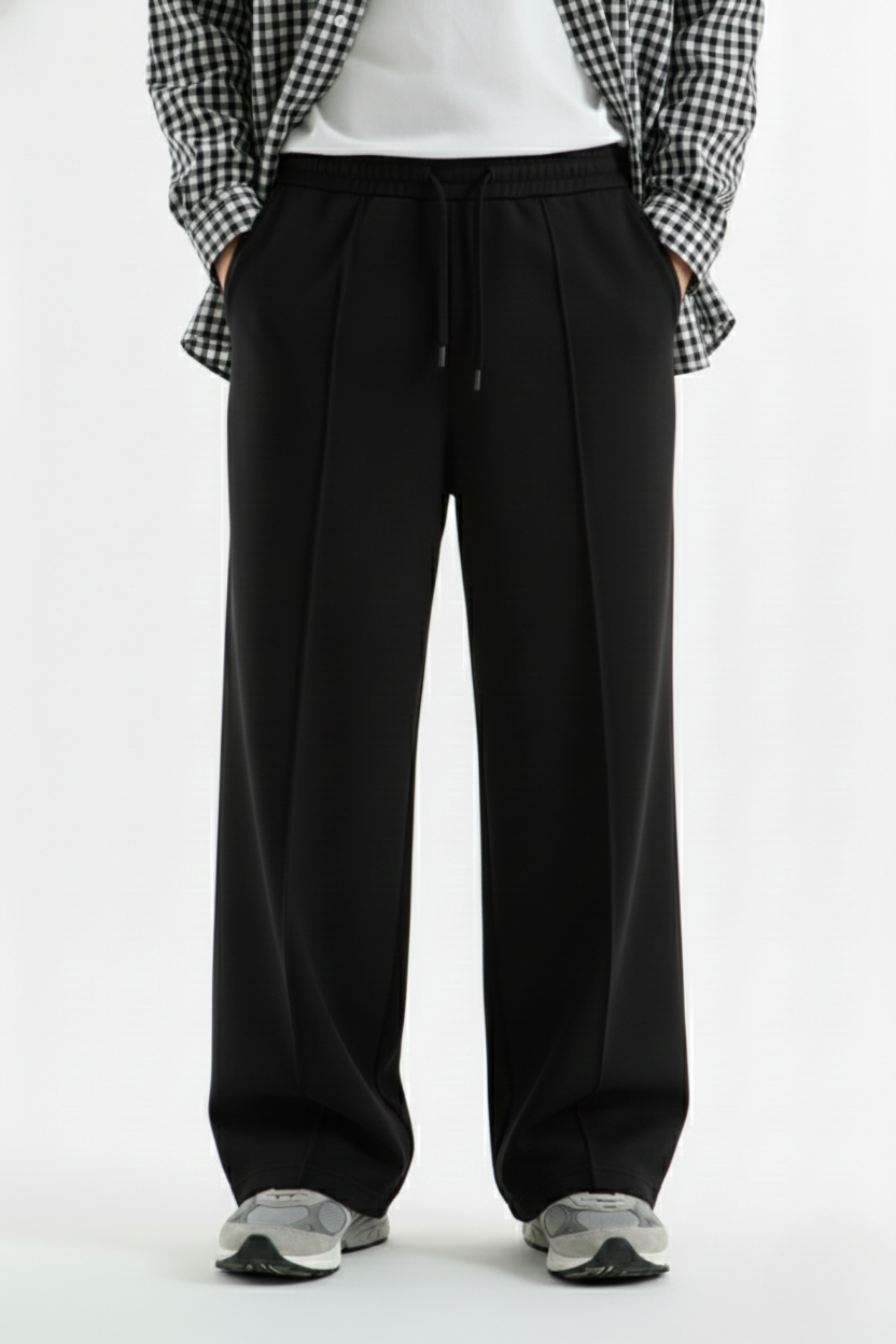 Men’s Relaxed Fit Trouser – Black D1