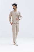 Waffle Beige F-Sleeve Safari Suit for Men – Premium Comfort Series B12