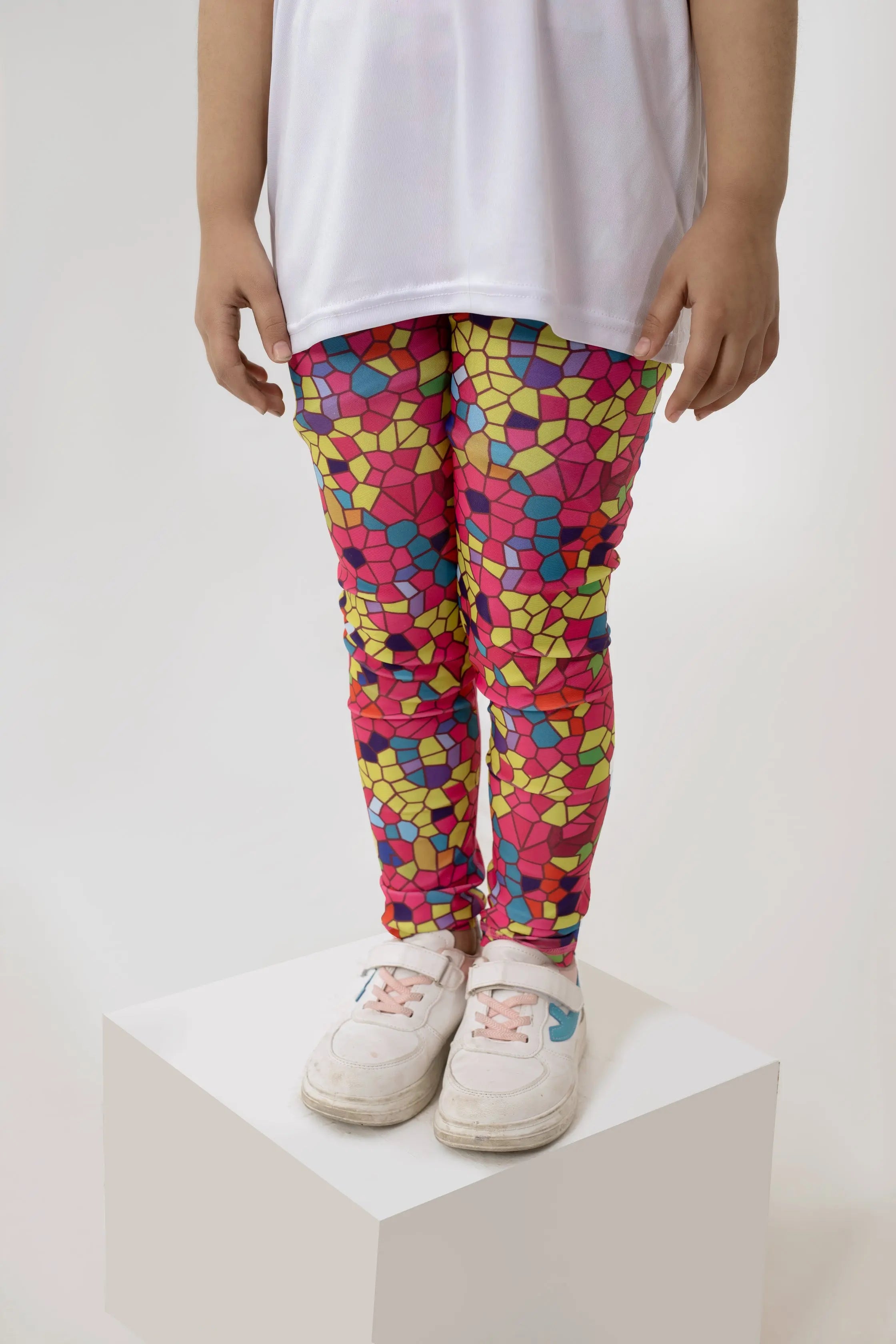 LB-Rainbow Dot Colorful leggings LookBuy247