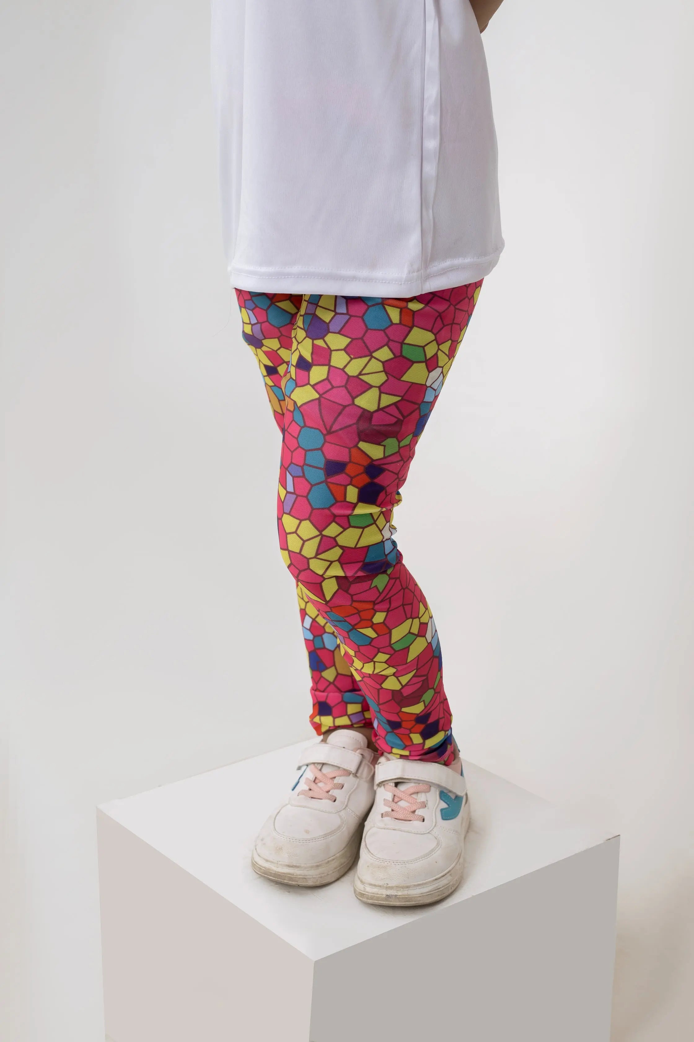 LB-Rainbow Dot Colorful leggings LookBuy247
