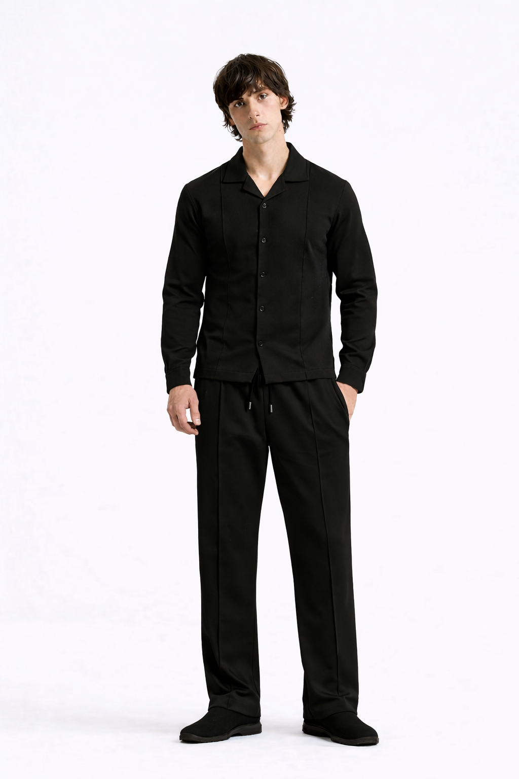 Classic Black Relaxed Shirt