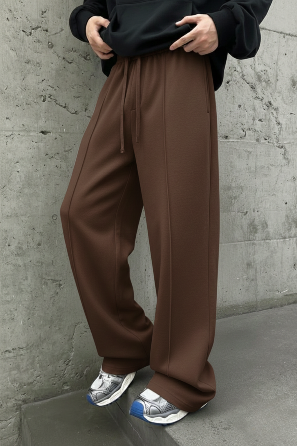 Men’s Relaxed Fit Trouser – Chocolate Brown D4