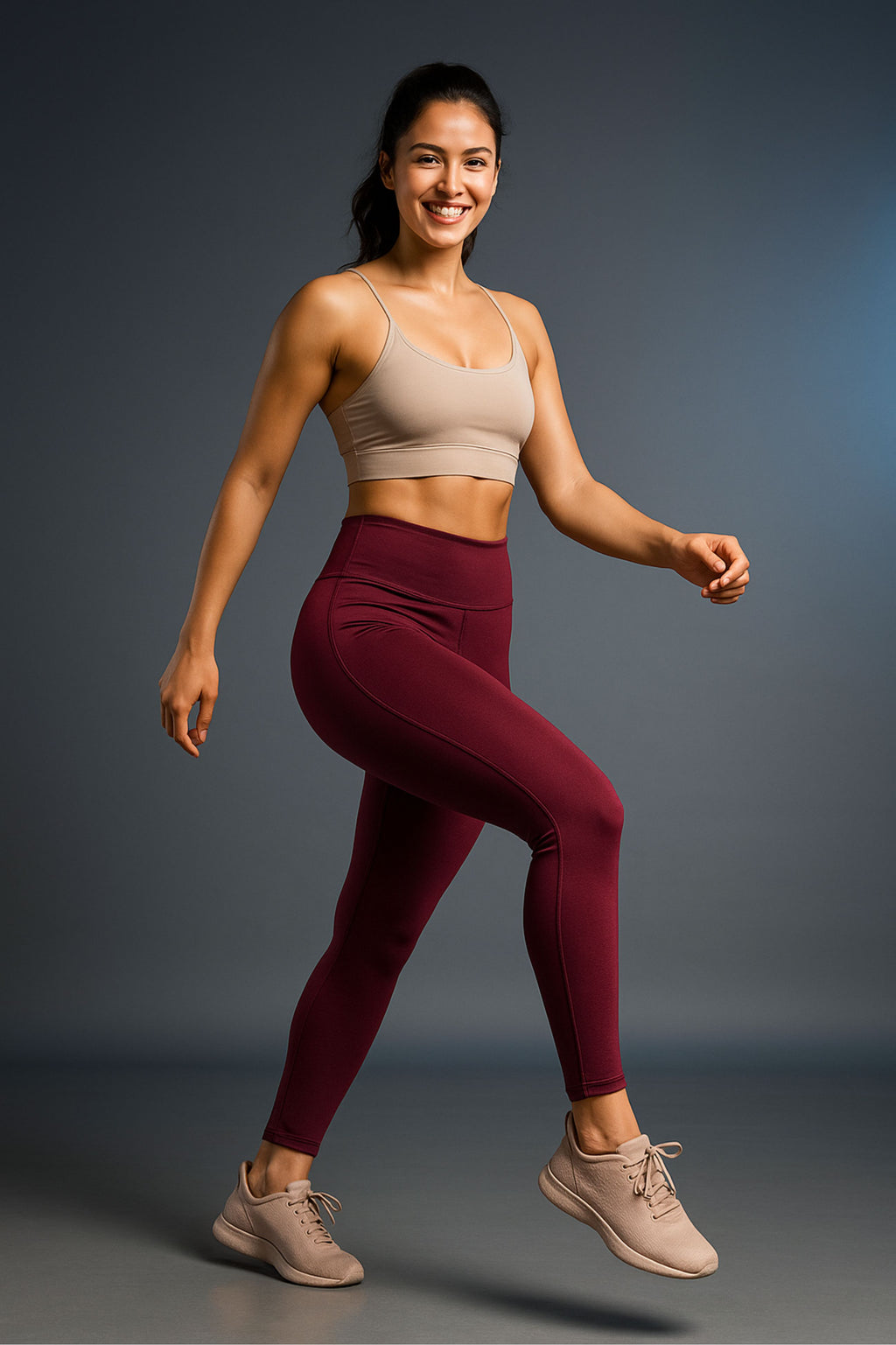 LB-Stylish Premium Slim Fit Burgundy Tights E9