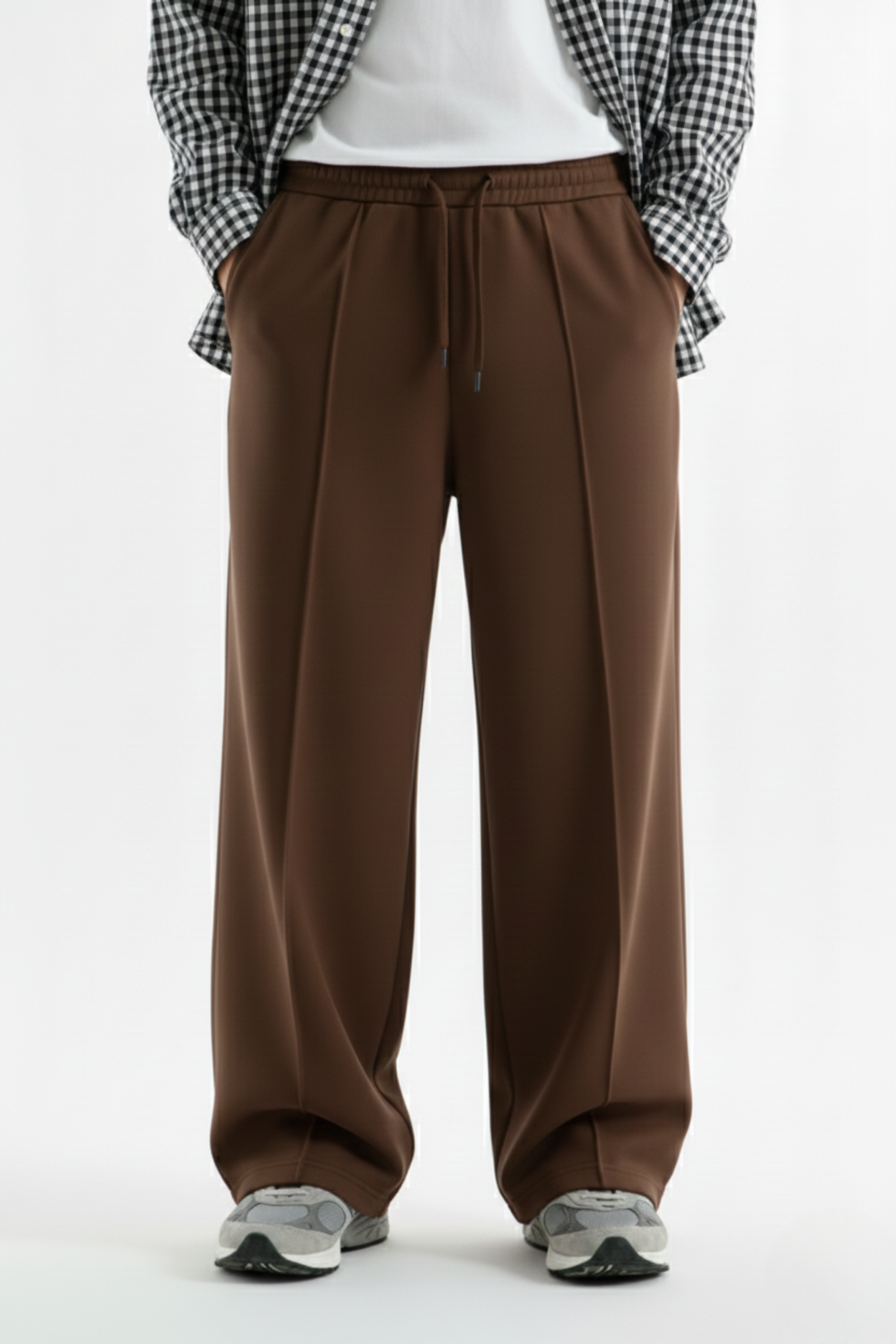 Men’s Relaxed Fit Trouser – Chocolate Brown D4