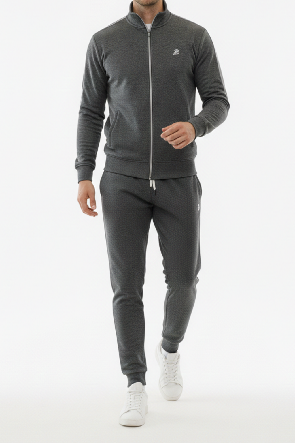 Charcoal Zip-Up Tracksuit