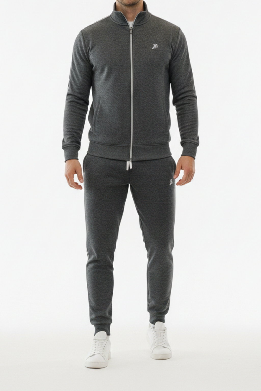 Charcoal Zip-Up Tracksuit