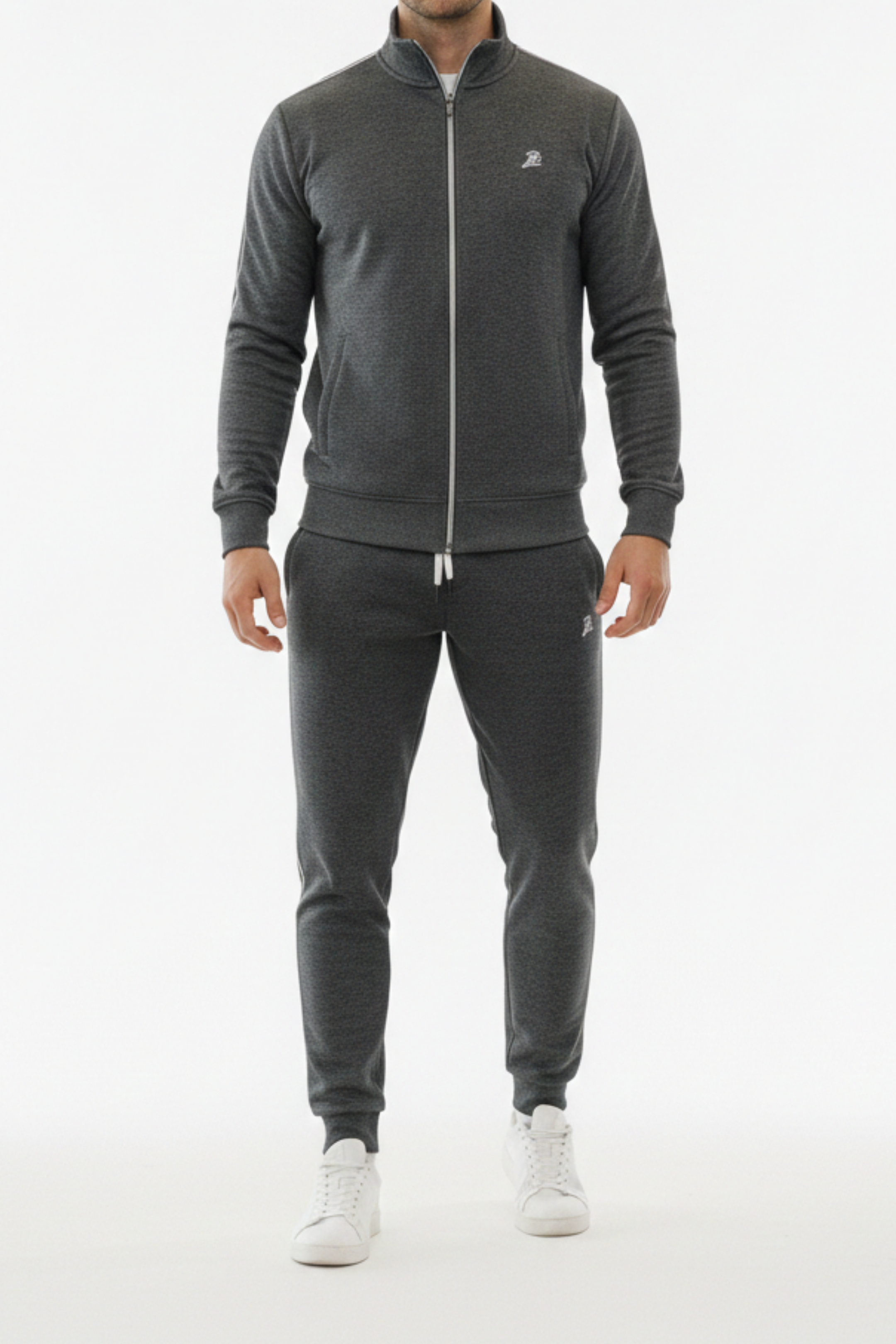 Charcoal Zip-Up Tracksuit