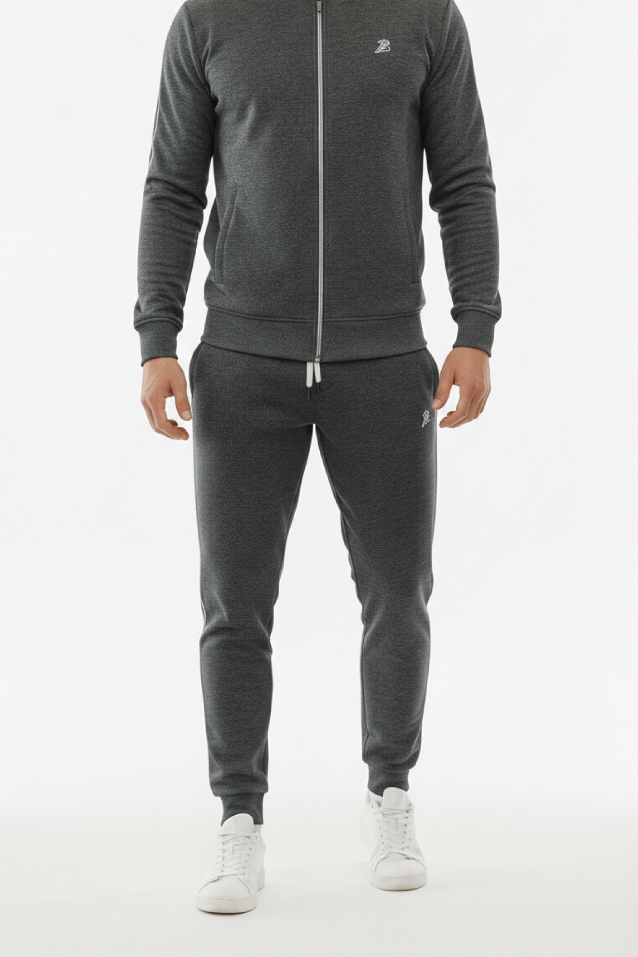 Charcoal Zip-Up Tracksuit