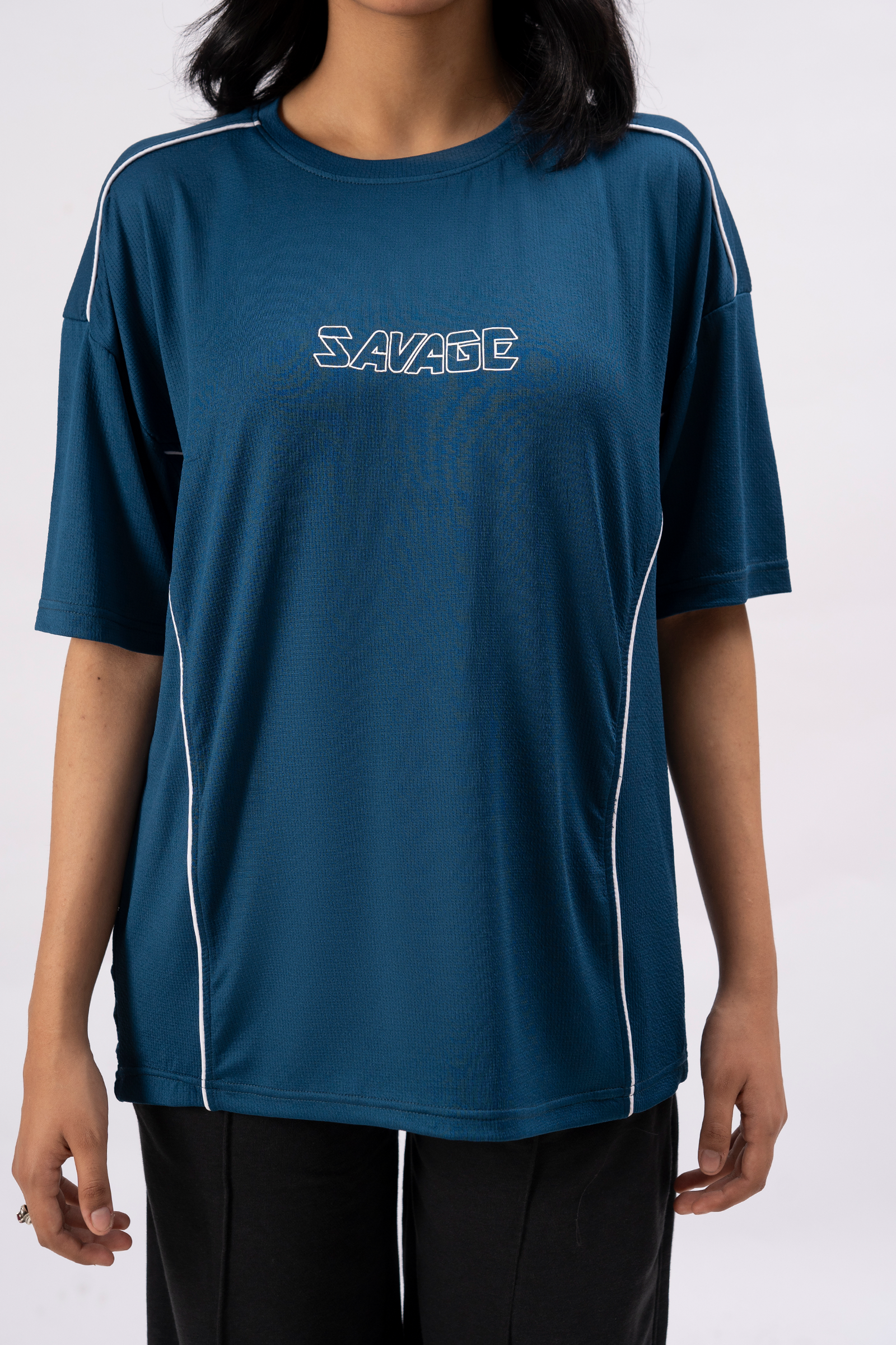 Savage Performance Tee – Deep Teal S5