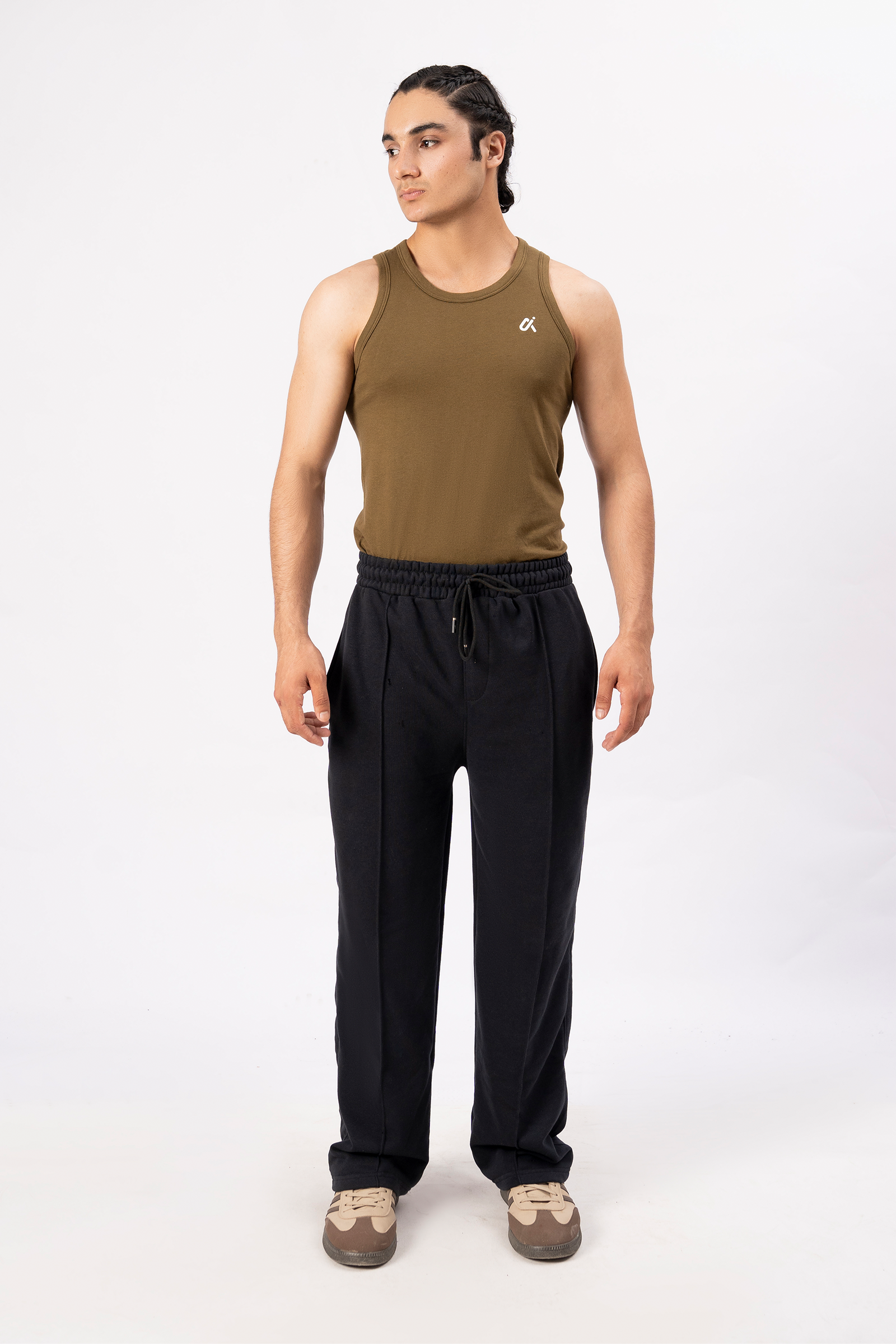 Men’s Relaxed Fit Trouser – Black D1