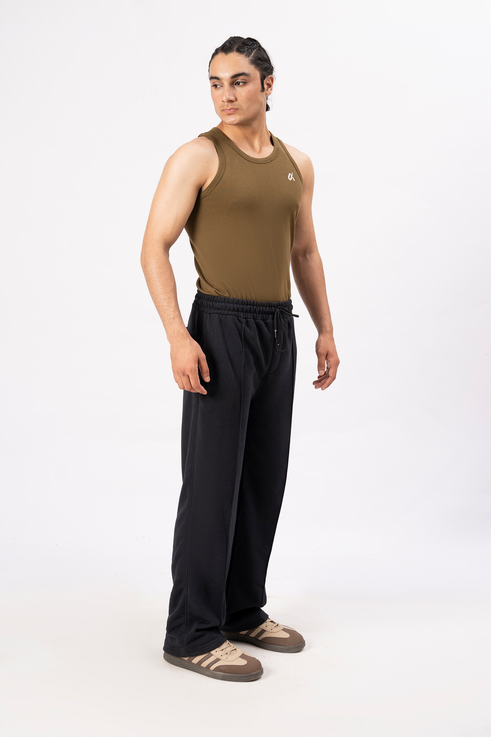 Men’s Relaxed Fit Trouser – Black D1
