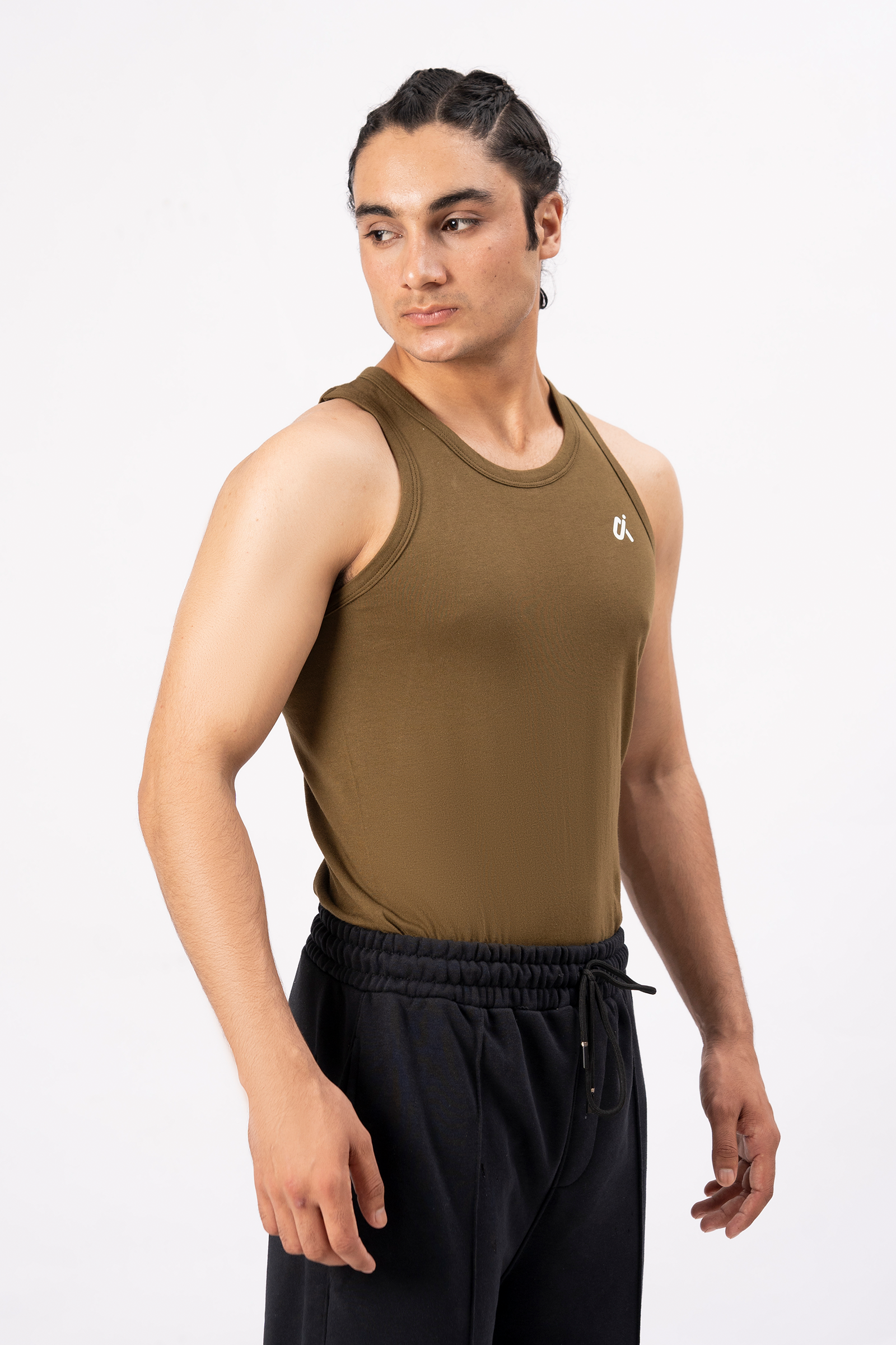 Essential Performance Tank Top – Olive A2