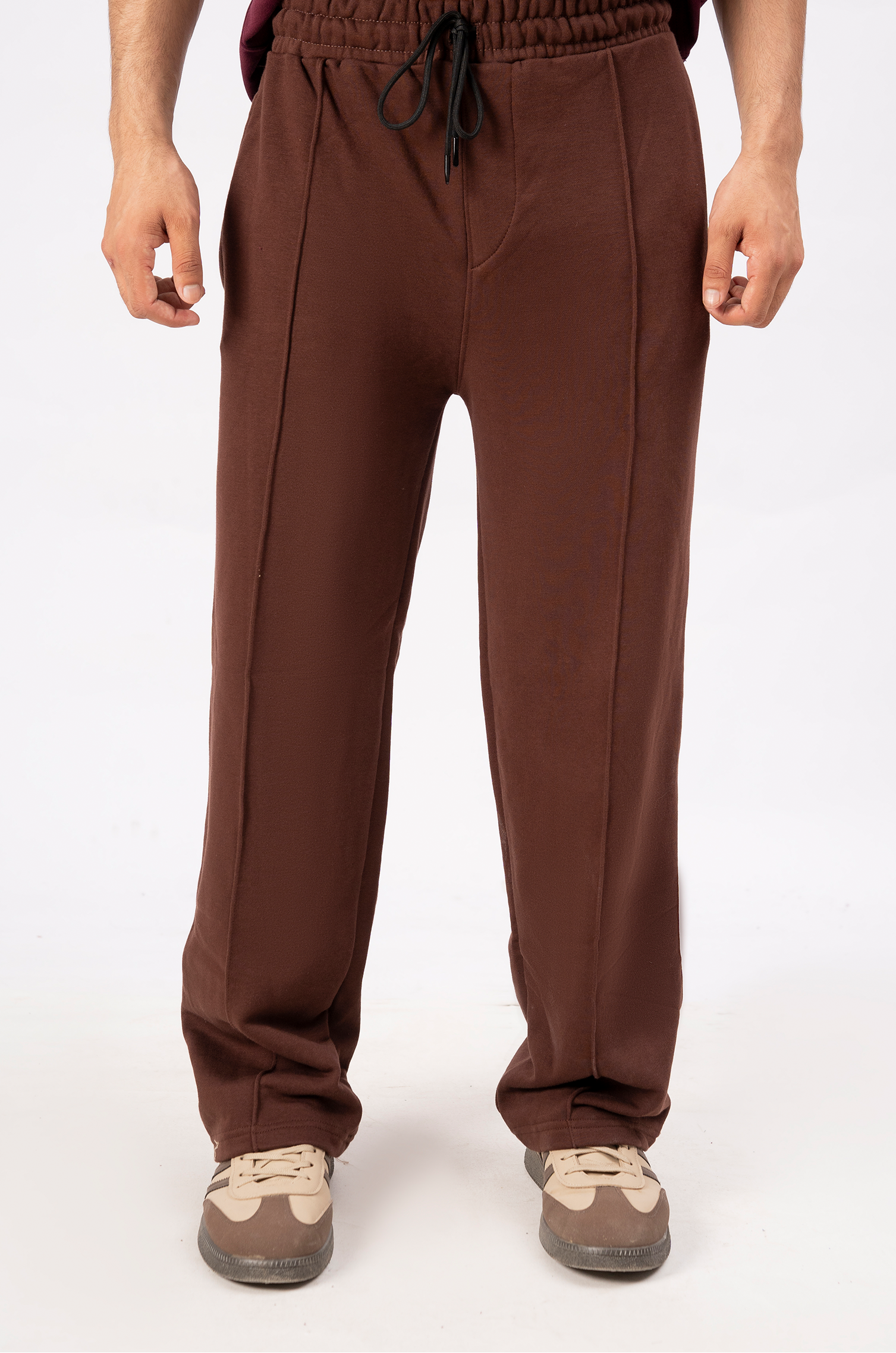 Men’s Relaxed Fit Trouser – Chocolate Brown D4