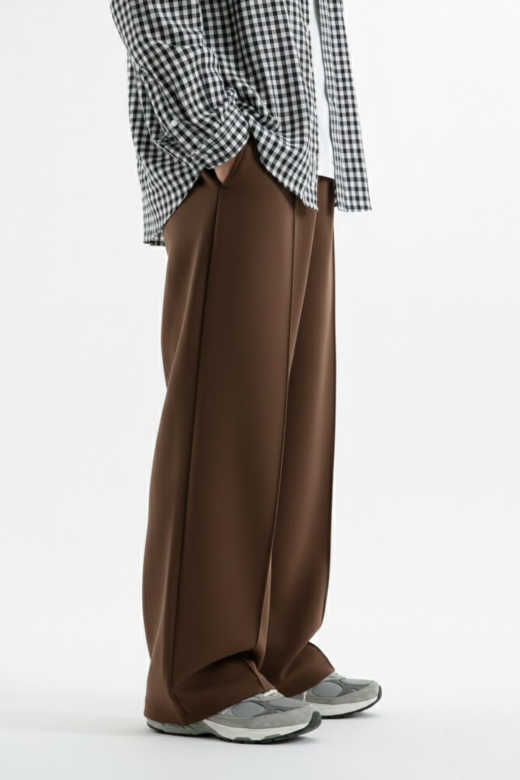 Men’s Relaxed Fit Trouser – Chocolate Brown D4