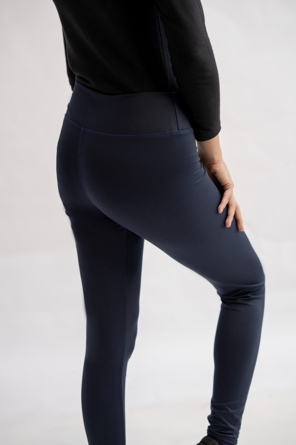 LB-Stylish Navy Blue Tights E4 | Premium Sports & Casual Leggings for Ladies