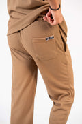 Waffle Coffee Brown Relaxed Fit Trouser - D11