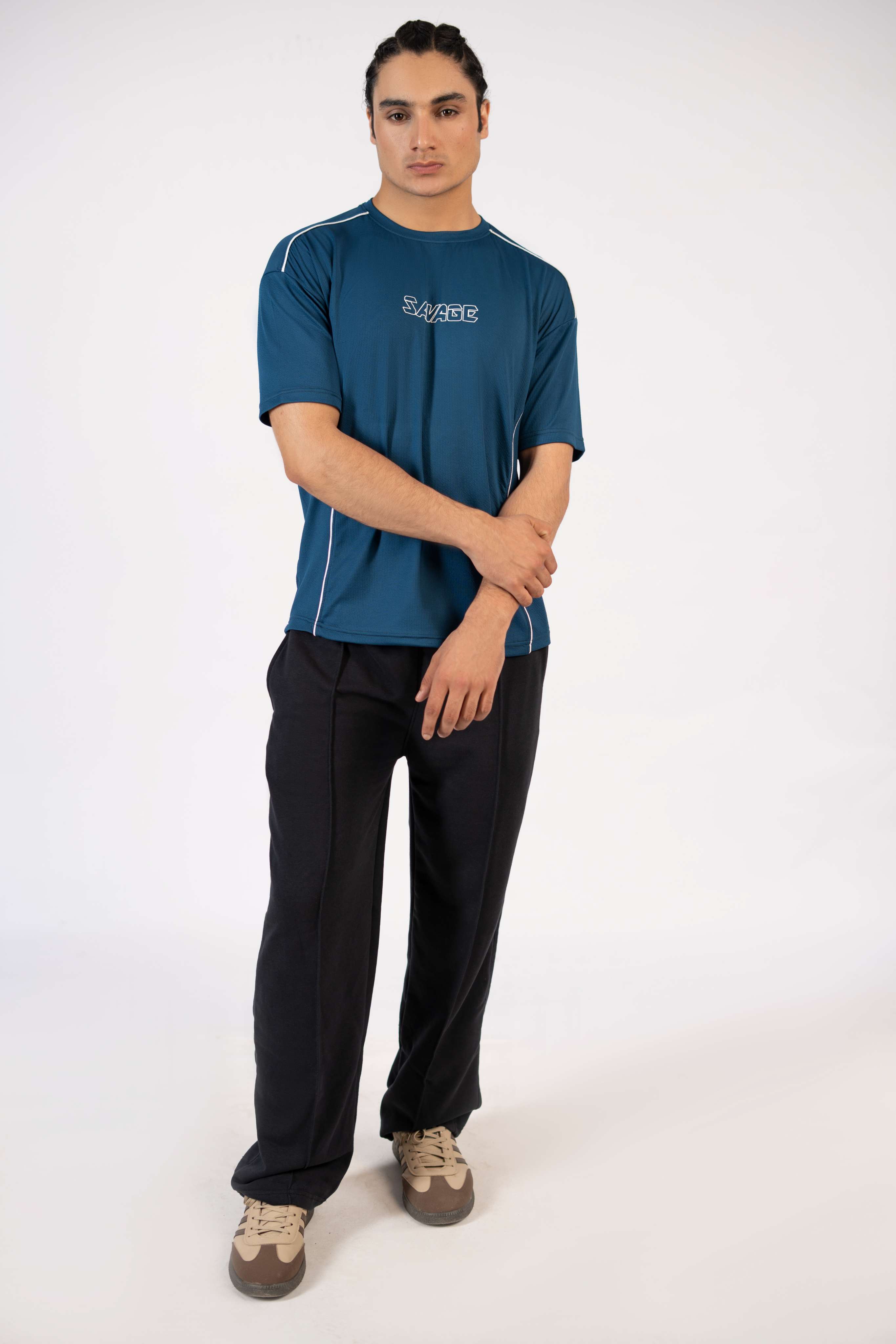 Savage Performance Mesh T-Shirt – Teal T2