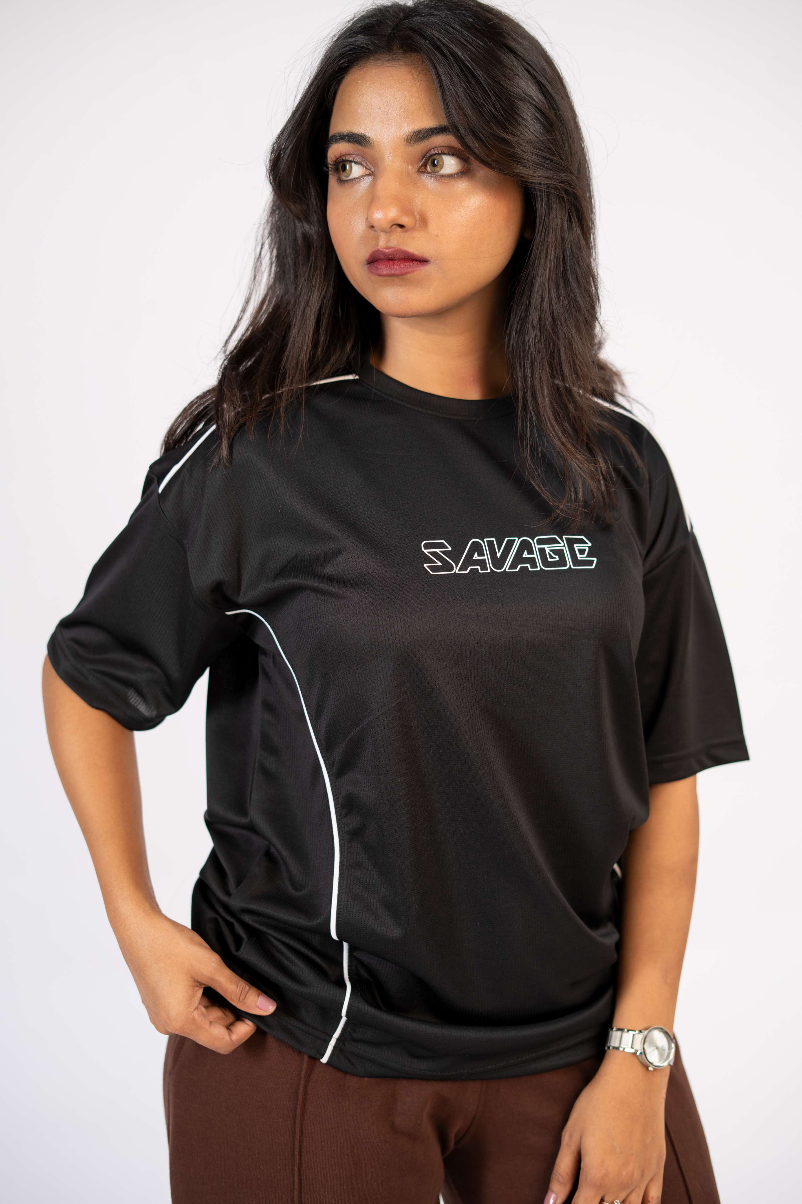Savage Performance Tee – Jet Black S1