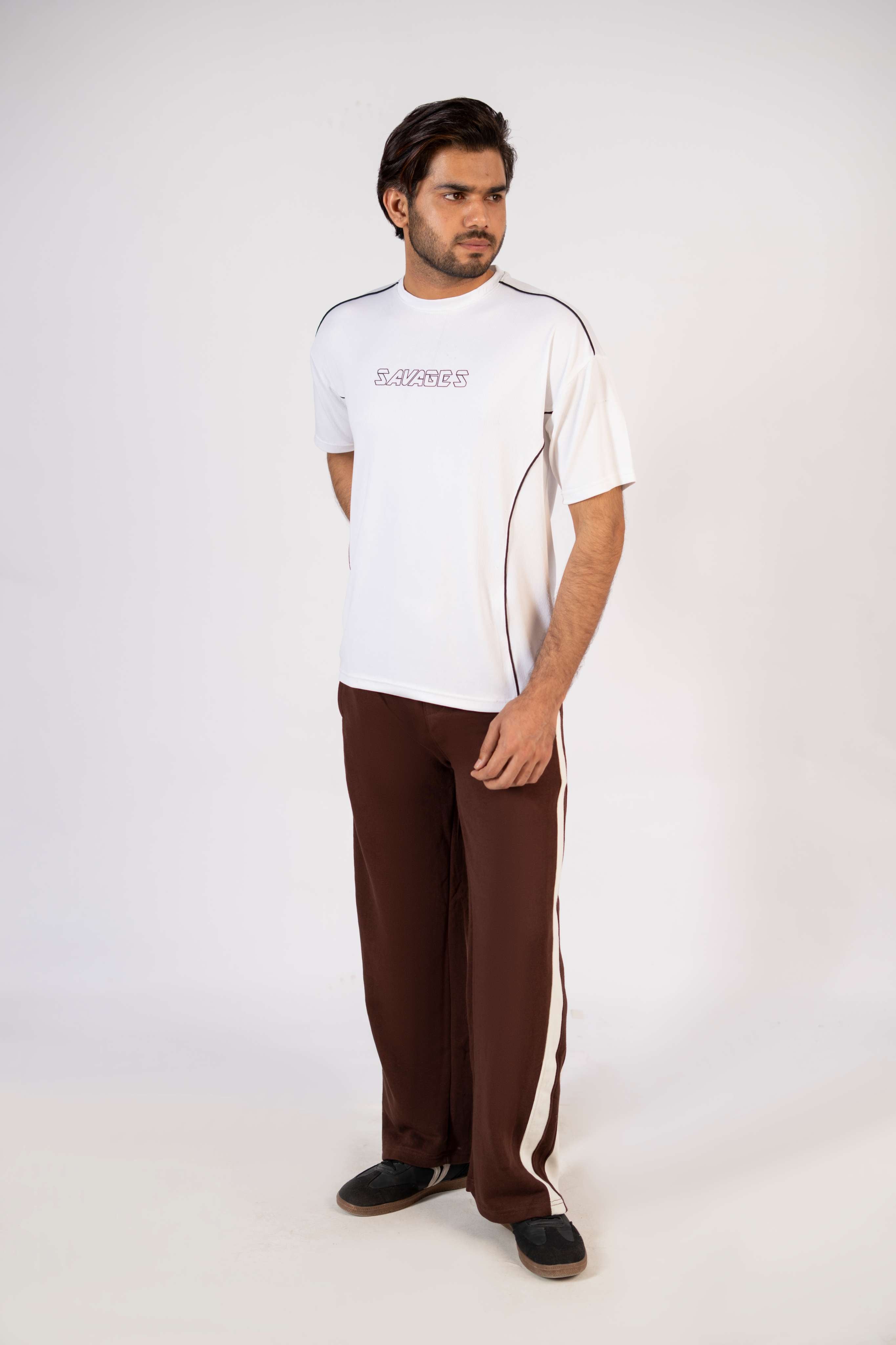 Savage Performance Mesh T-Shirt – White T1
