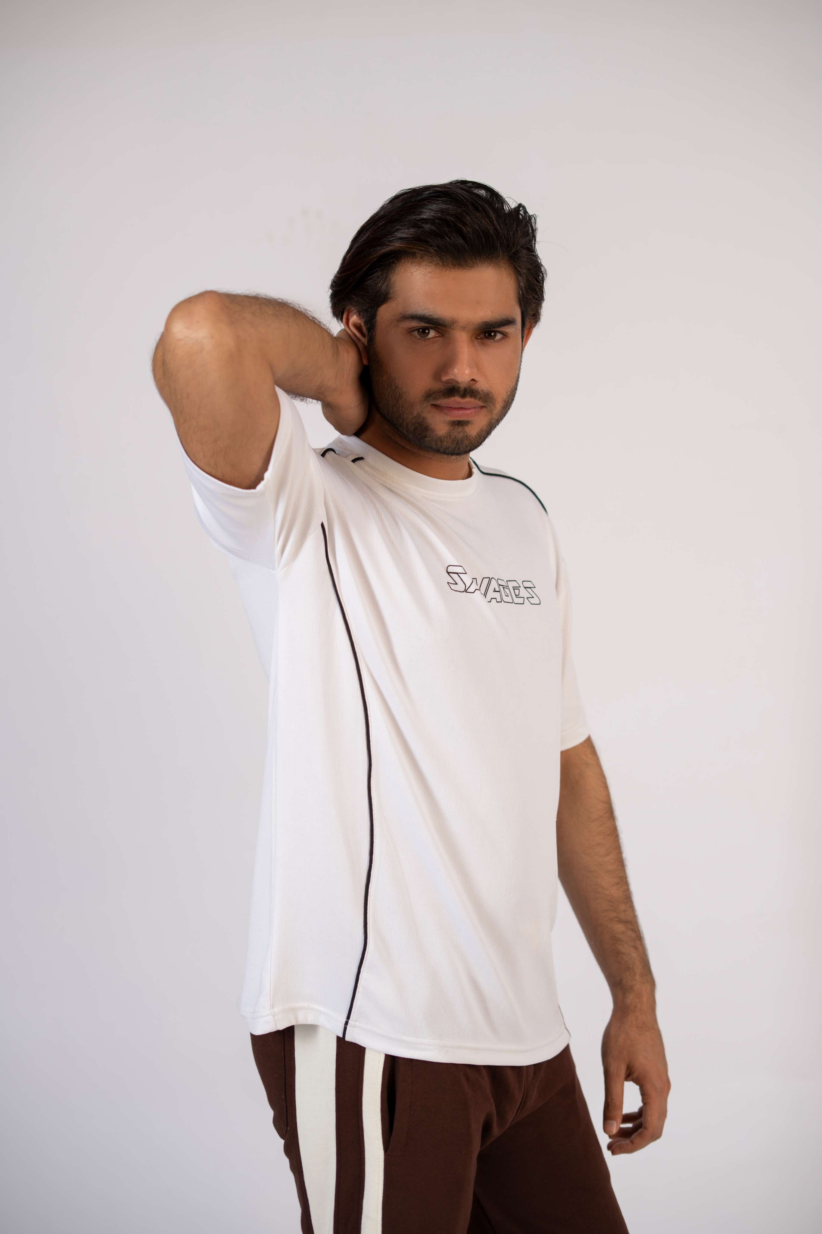 Savage Performance Mesh T-Shirt – White T1