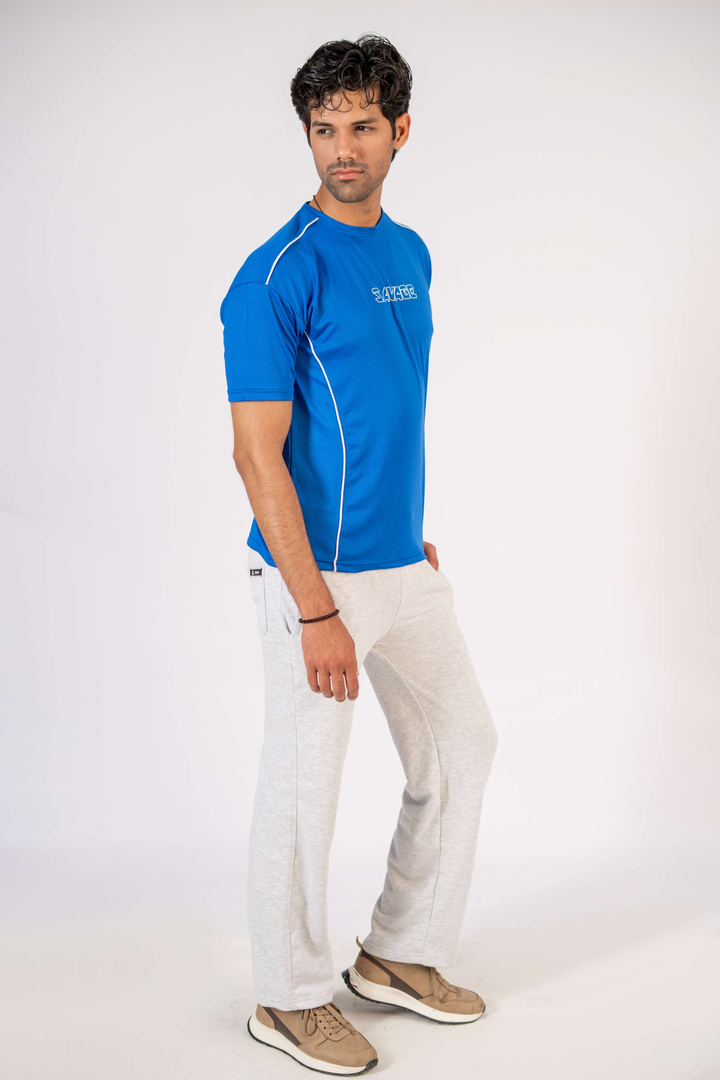 Savage Performance Mesh T-Shirt – Electric Blue T5