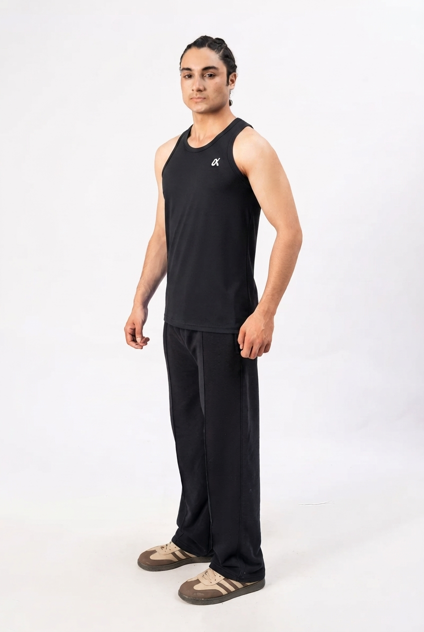 Essential Black Tank Top – A3
