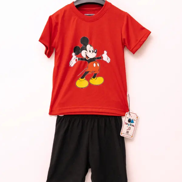 L.B Kids Nicker Shirt with Mickey Mouse Printing LookBuy247