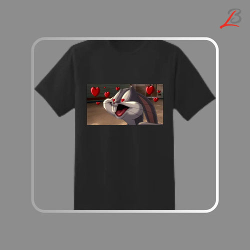 Bunny In Love T-shirt LookBuy247