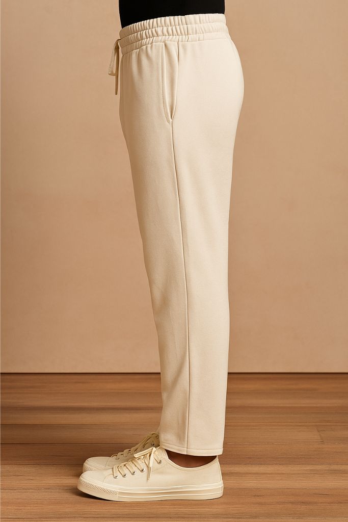 Relaxed Nightwear Trouser - Cream