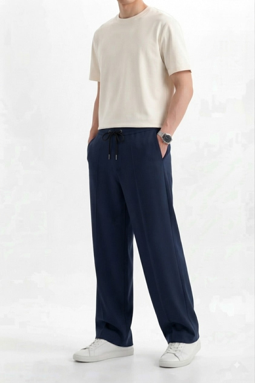 Men’s Relaxed Fit Trouser – Navy Blue D31