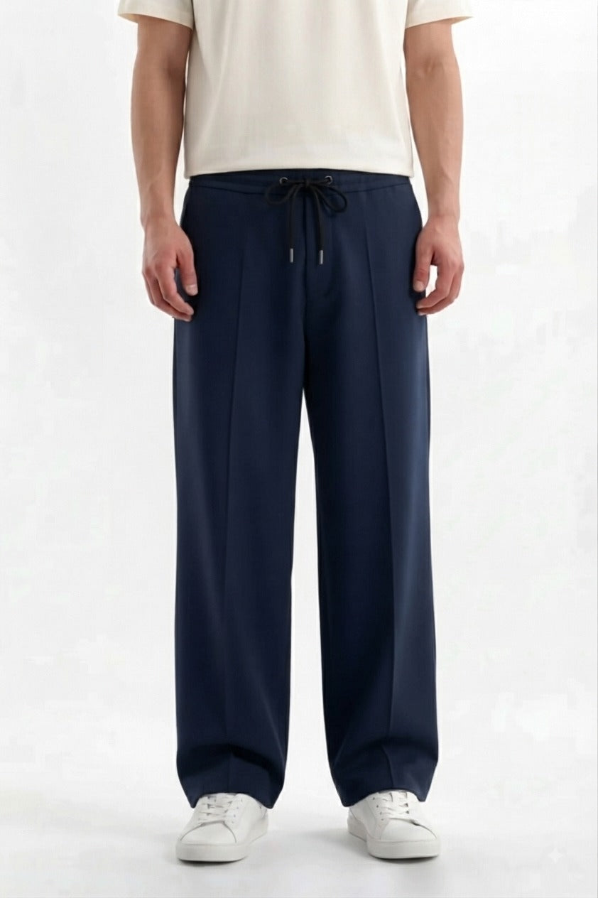 Men’s Relaxed Fit Trouser – Navy Blue D31